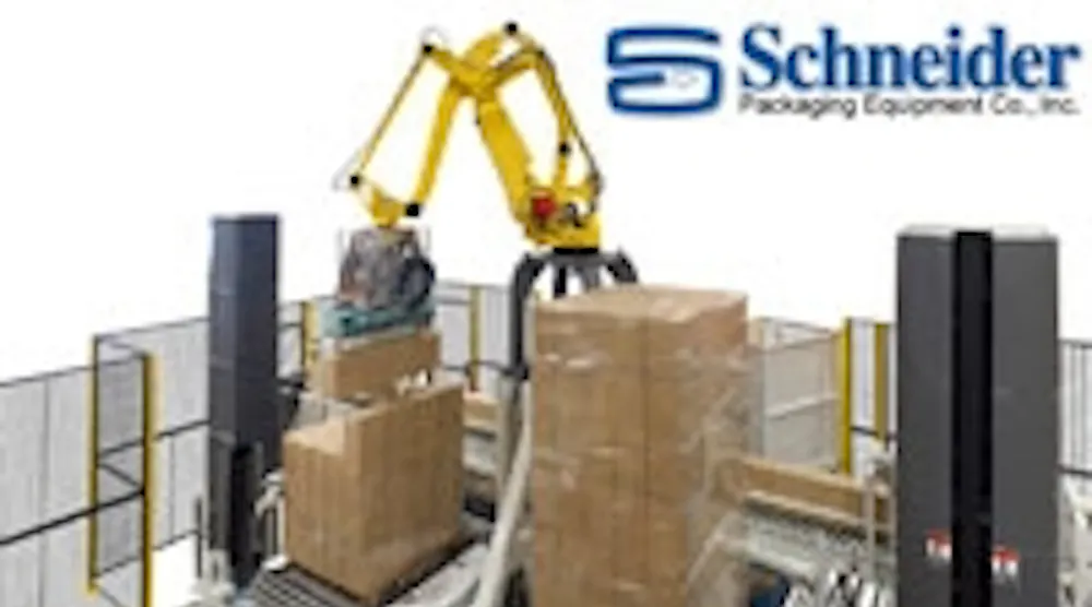 Lantech Stretch Wrapping/Palletizing Cell | Material Handling and Logistics