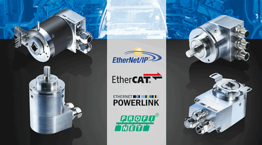 Ethernet-ready Encoders for Process Control | Material Handling and ...