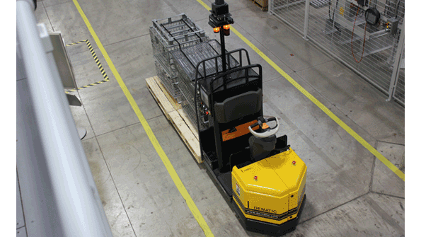 AGV Kit for Automatic Pallet Delivery Material Handling and Logistics