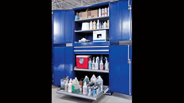 Tysinger Motor Company uses drawer storage
