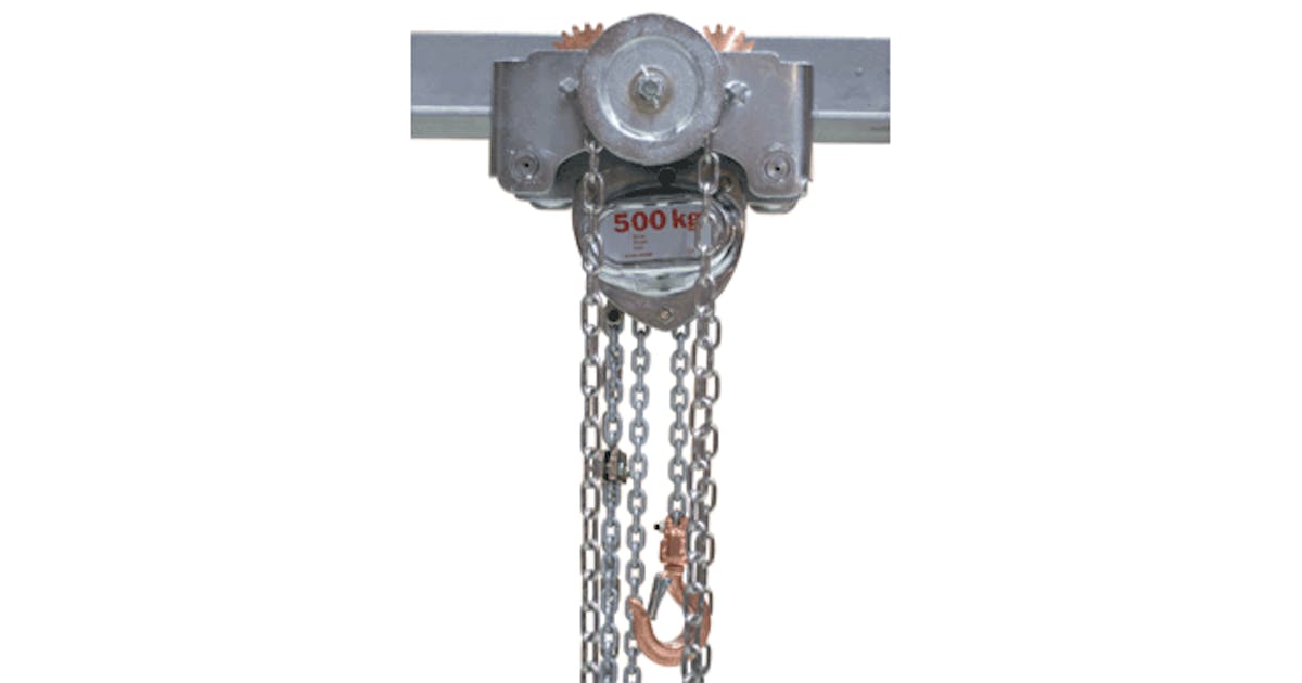 Manual Hoists | Material Handling and Logistics