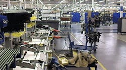 A cell rod assembly line utilizes one-piece flow, emblematic of La-Z-Boy Tennessee&rsquo;s efforts to bolster lean manufacturing.