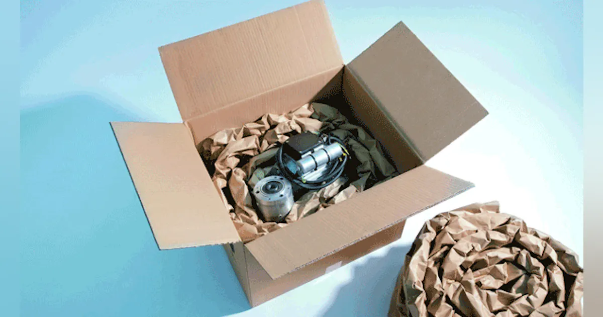 Paper Pads Cushion Heavy Objects in Packaging | MHL News