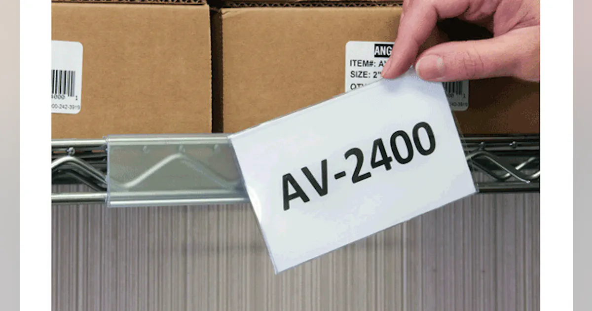 Angled Label Holders For Racking Extended Label Holders for Racking | MHL News