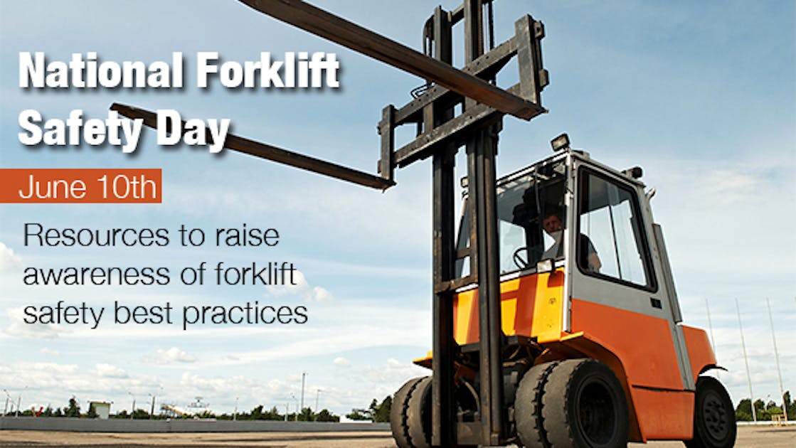 National Forklift Safety Day Material Handling and Logistics