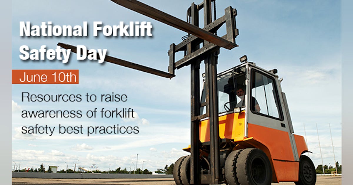 National Forklift Safety Day Material Handling and Logistics
