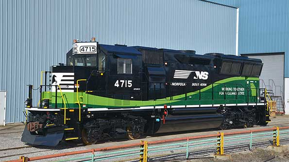 Norfolk Southern Unveils First Publicly Funded Emissionsfriendly Locomotives