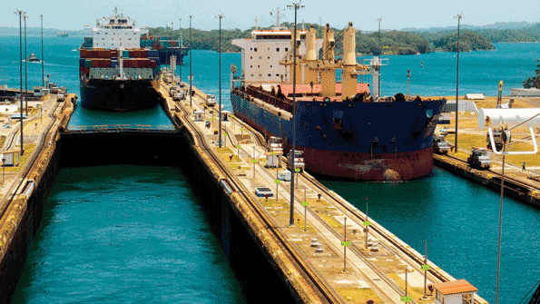 Greater capacity of the channel will mean less going across the continent on wheels and more direct shipments to major populations in the US Northeast