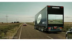 Whats That Image on the Back of the Samsung Truck