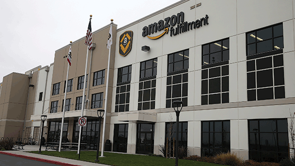 Demand for distribution space such as Amazon39s new 12 million square foot fulfillment center in Tracy Calif is driving industrial growth throughout the United States Photo by Justin Sullivan Getty Images