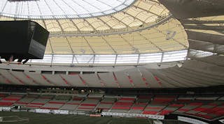 The retractable roof in Vancouver&apos;s BC Place is powered by a hybrid inverter drive.