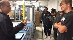 Manufacturing services company Jabil teamed with Kronos on Manufacturing Day to conduct four interactive tours of its Great Oaks facility and new Blue Sky Center in San Jose, Calif.