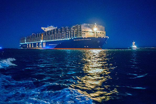 Largest Container Ship Ever Lands in LA