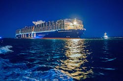 Largest Container Ship Ever Lands in LA Largest Container Ship Ever Lands in LA