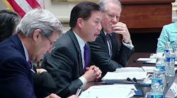 Deputy Secretary Chris Lu attends the President&rsquo;s Interagency Task Force to Monitor and Combat Trafficking in Persons.