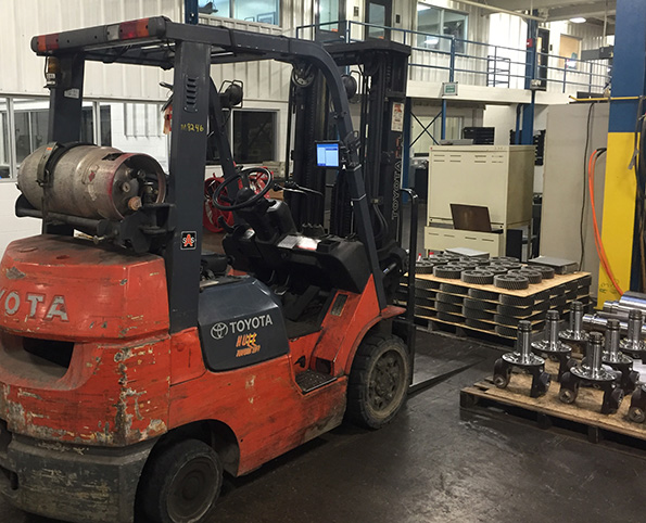 Forklifts Connected to IIoT