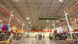 Temperatures were 30degF higher at the ceiling than at the floor in the Amsoil DC Temperatures were 30degF higher at the ceiling than at the floor in the Amsoil DC