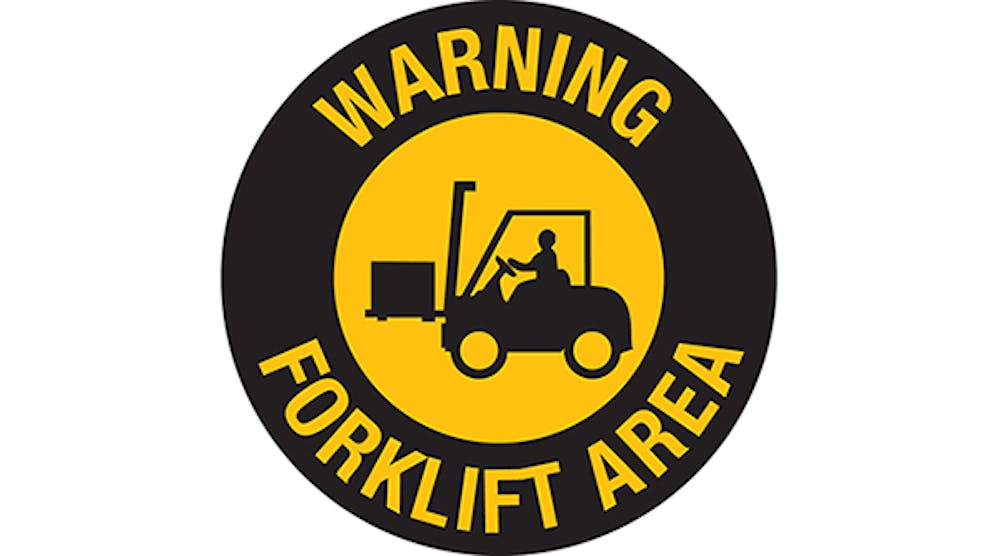 Mhlnews 5137 Forklift Warning Sign