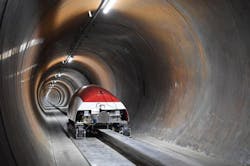 MITrsquos pod carries out its test run at the SpaceX Hyperloop tunnel in California MITrsquos pod carries out its test run at the SpaceX Hyperloop tunnel in California