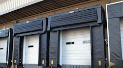 Loading dock shelters give full unobstructed access to loads on trailers Loading dock shelters give full unobstructed access to loads on trailers