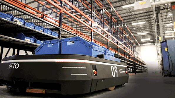 Clearpath39s OTTO can transport supplies along the same plant and warehouse paths populated by workers and equipment