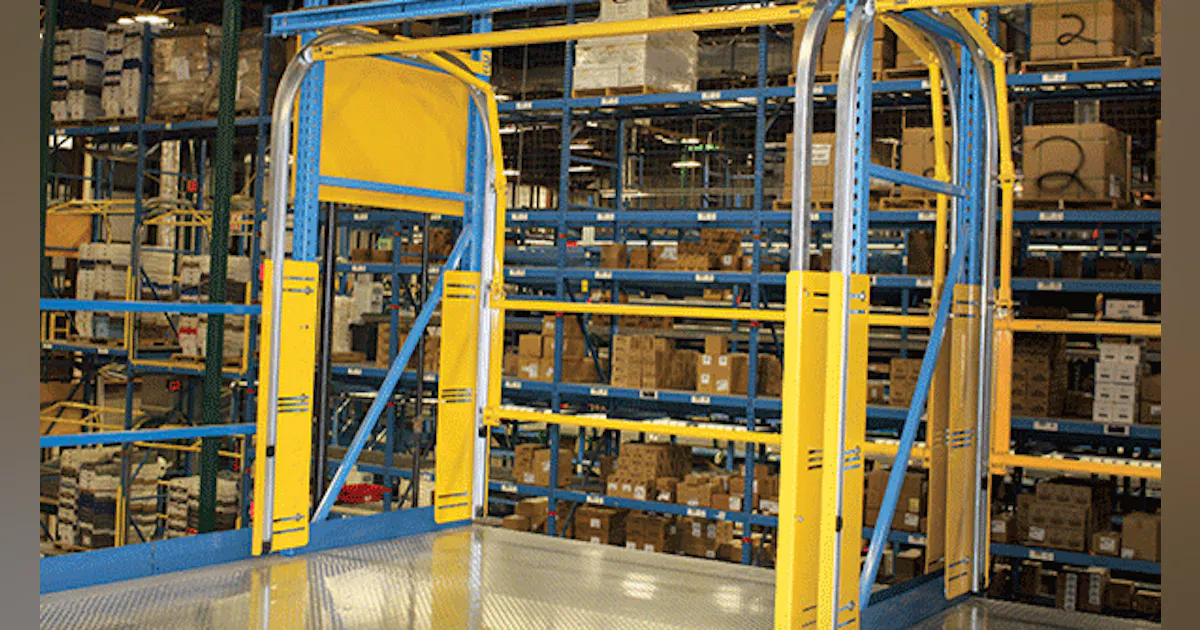 Pick Module Fall Protection Best Practices in Fall Protection for Mezzanines and Pick Modules | MHL ...