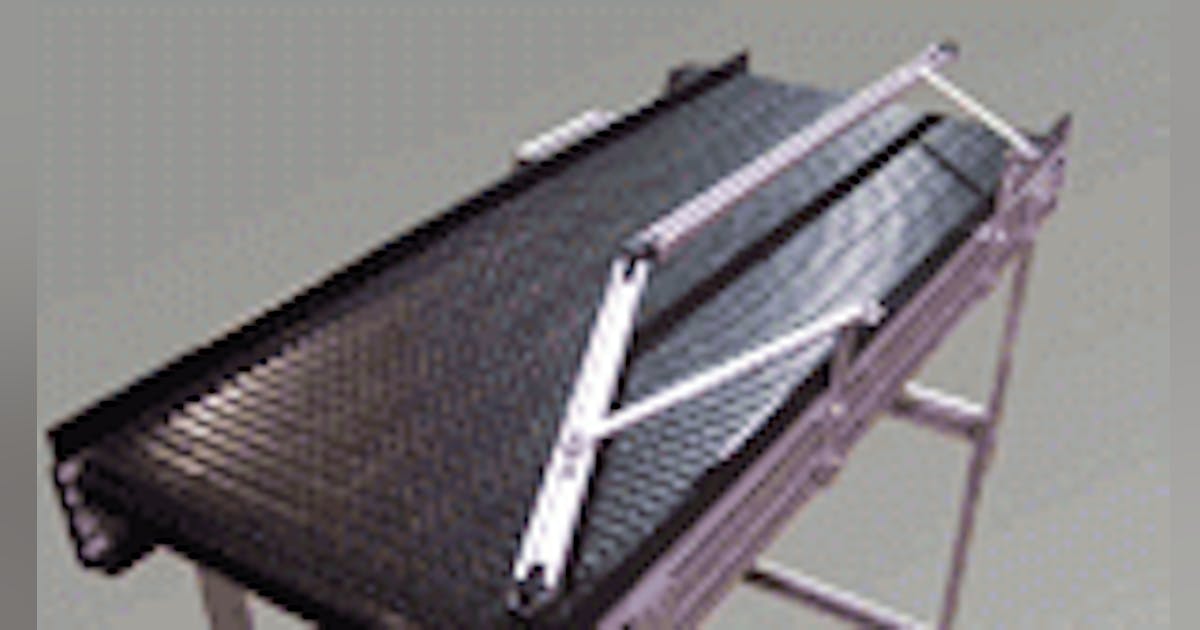 Conveyor with Guide Rails | Material Handling and Logistics