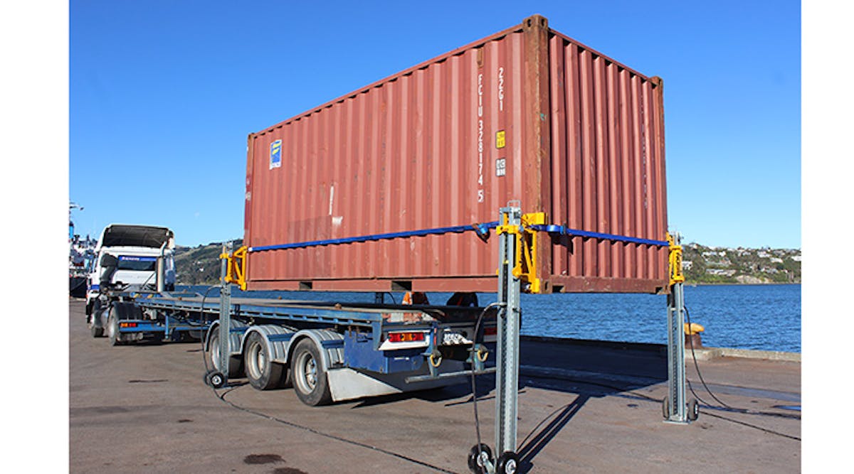 Portable Container Lift System | Material Handling and Logistics