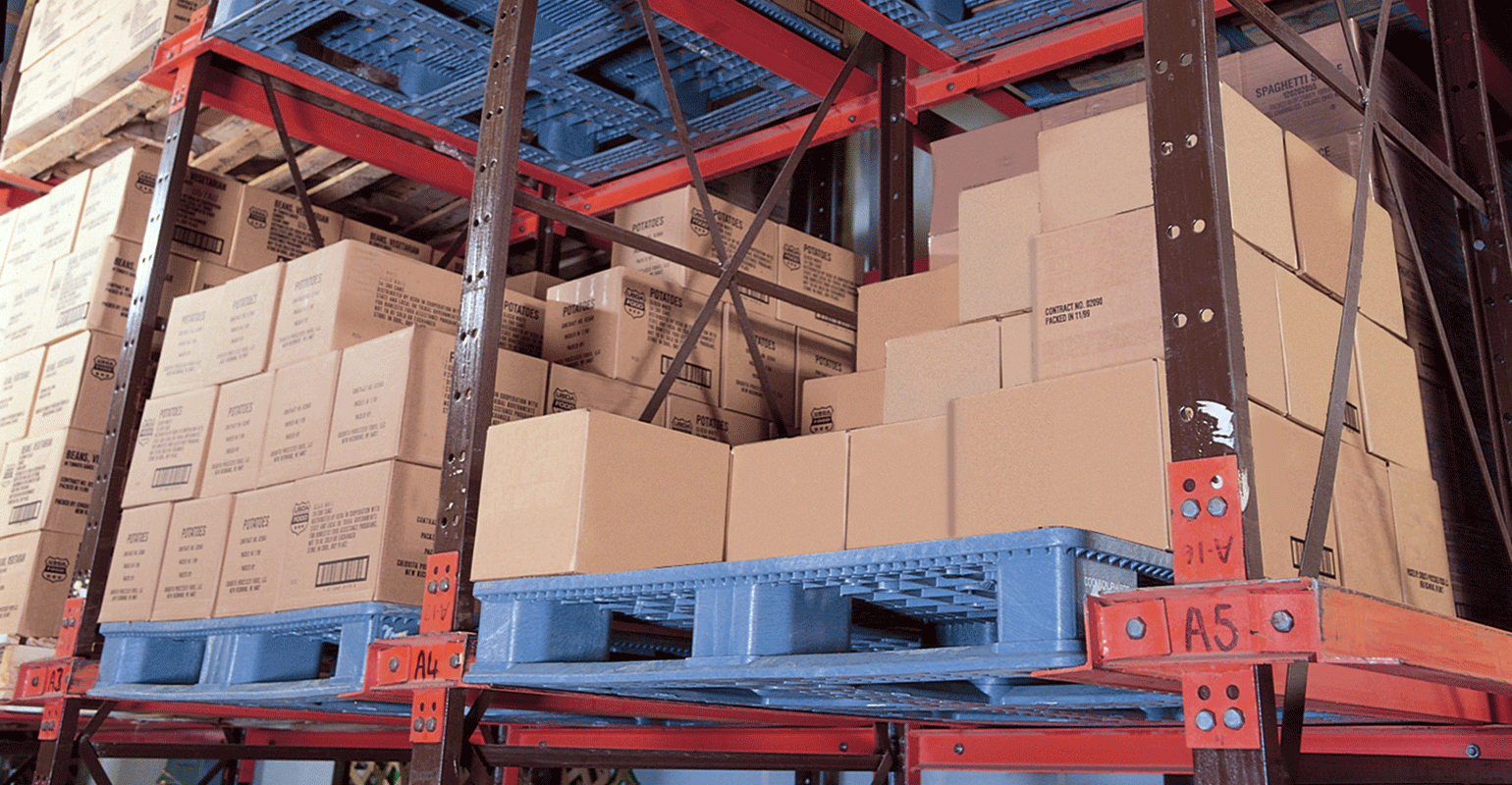 Rackable food pallet