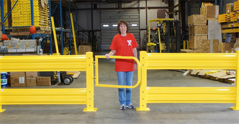 Guardrail Swing Gate Material Handling and Logistics