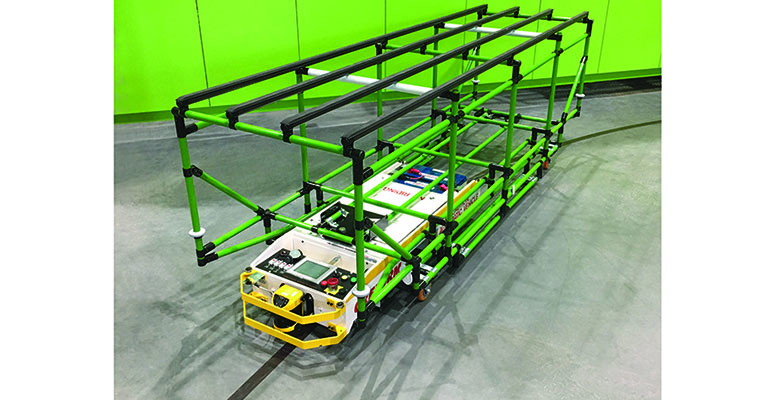 PartsHandling AGV & Carts System Material Handling and Logistics