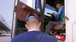 Truck at border