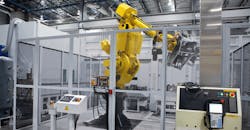 Robot in plant Robot in plant