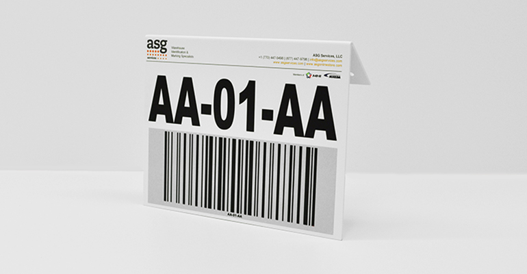 ASG Branded Barcode Sign