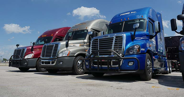 New Prime trucks