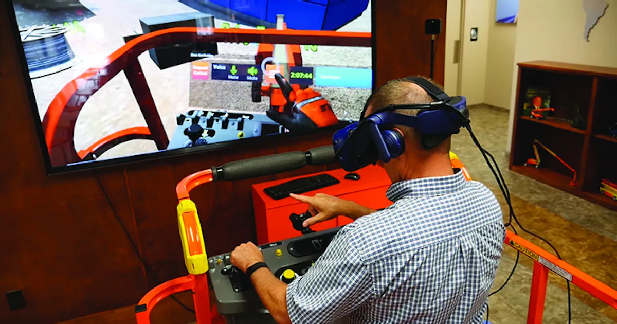 Virtual Training Simulator Examples Virtual Reality Training Simulator | Material Handling and Logistics