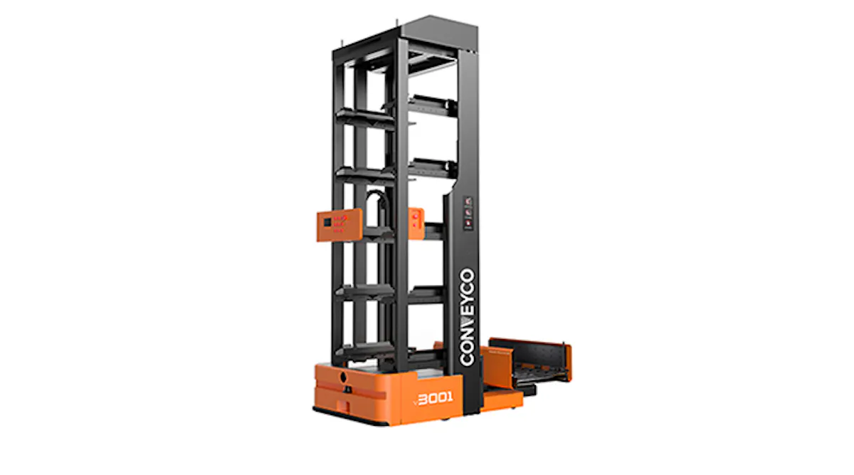 Amr With Flow Racking Flow Rack Replenishing Robot | Material Handling and Logistics