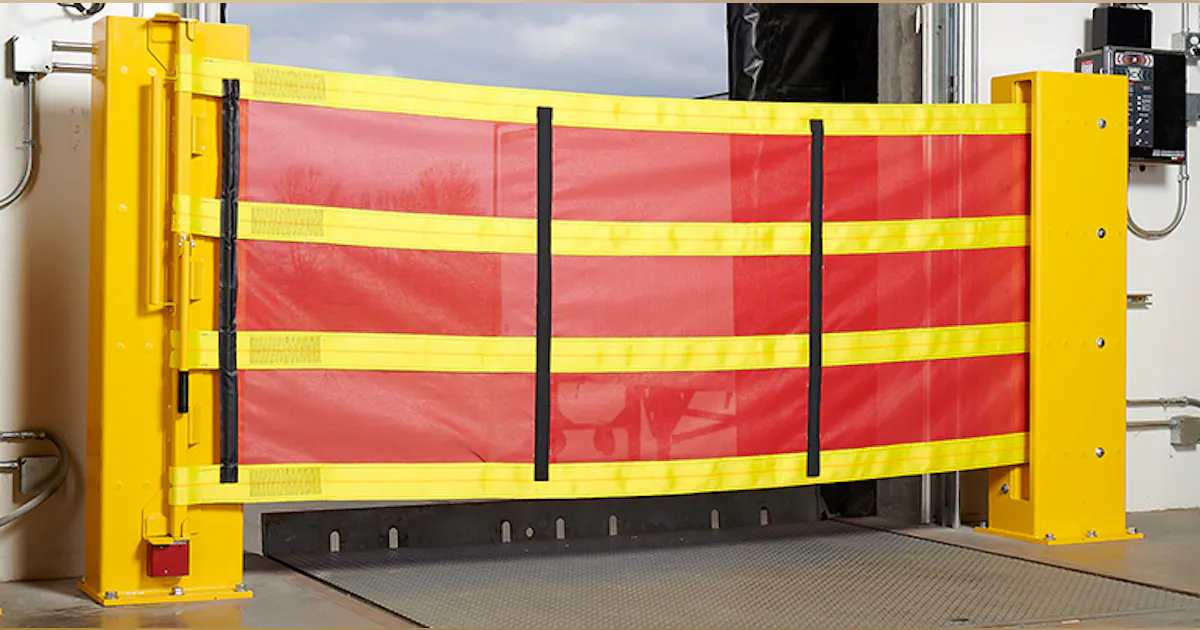 Loading Point Barrier Loading Dock Safety Barrier | Material Handling and Logistics
