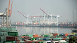 Virus Squeezes Ports Sounding Warning Bell for US Economy Virus Squeezes Ports Sounding Warning Bell for US Economy