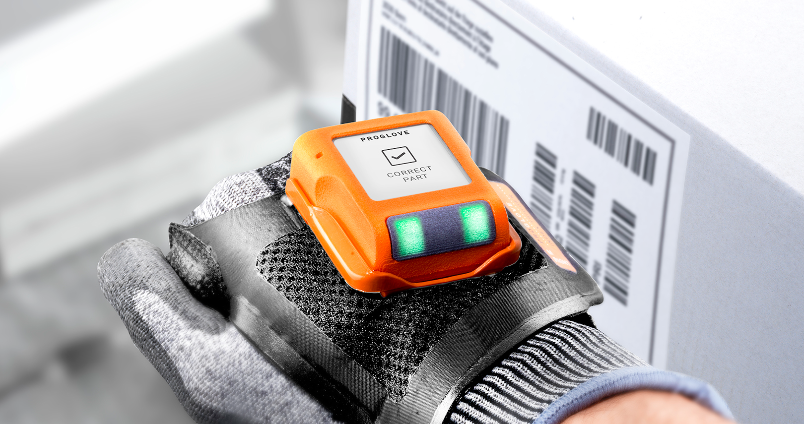 Wearable Display Screen Scanner Material Handling and Logistics