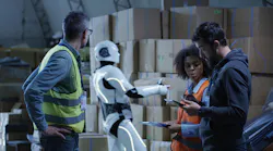 Robots In Warehouse