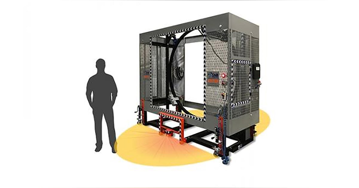 Orbital Wrapper Safety Feature | Material Handling and Logistics