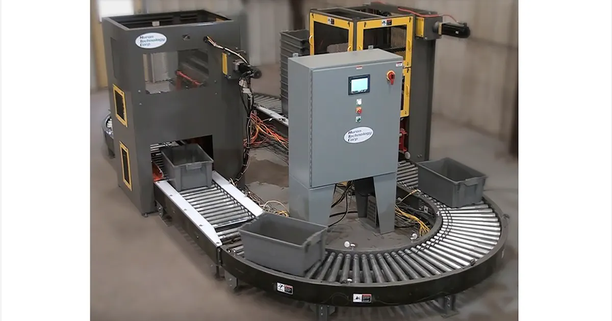 Tote Destacker Machine Tote Stacker and De-Stacker | MHL News