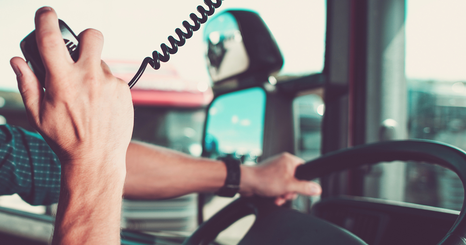 Truck Driver On Cb Radio 5fa063e59c0d1