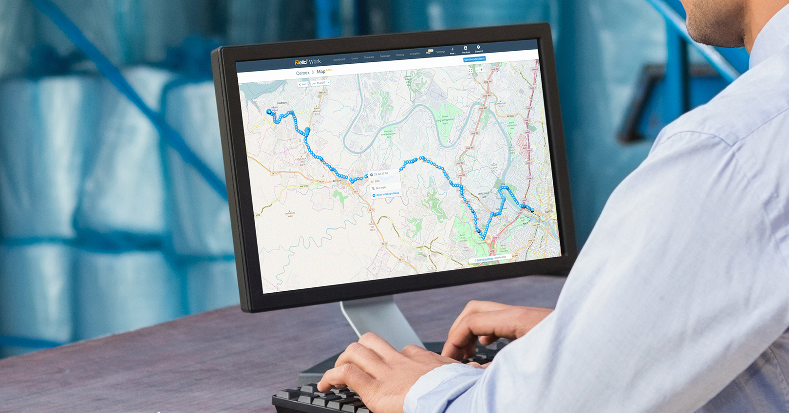 Zello Work Admin Console Maps 5fcfa97677cae