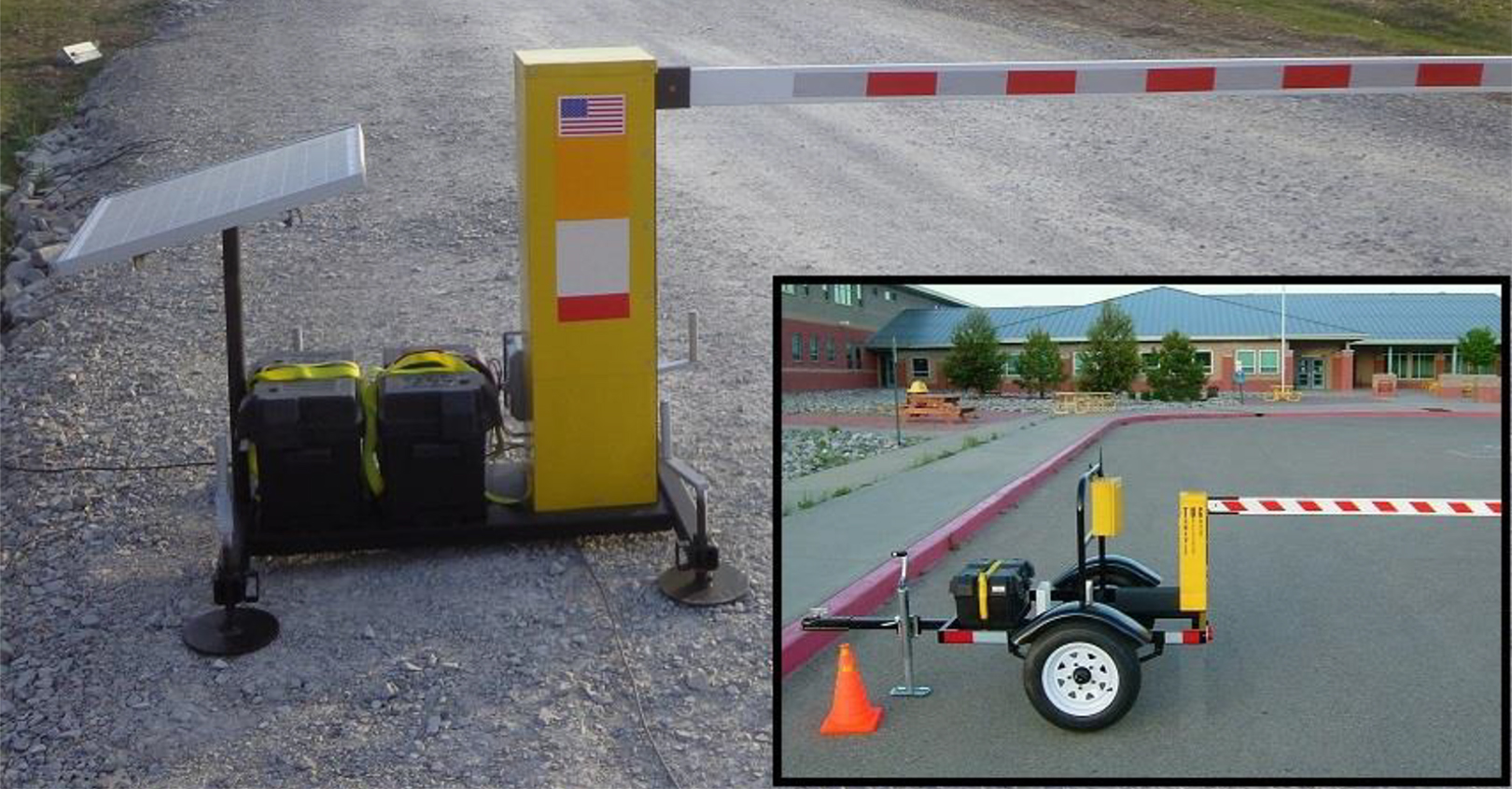 Solar Powered Portable Gates Material Handling and Logistics