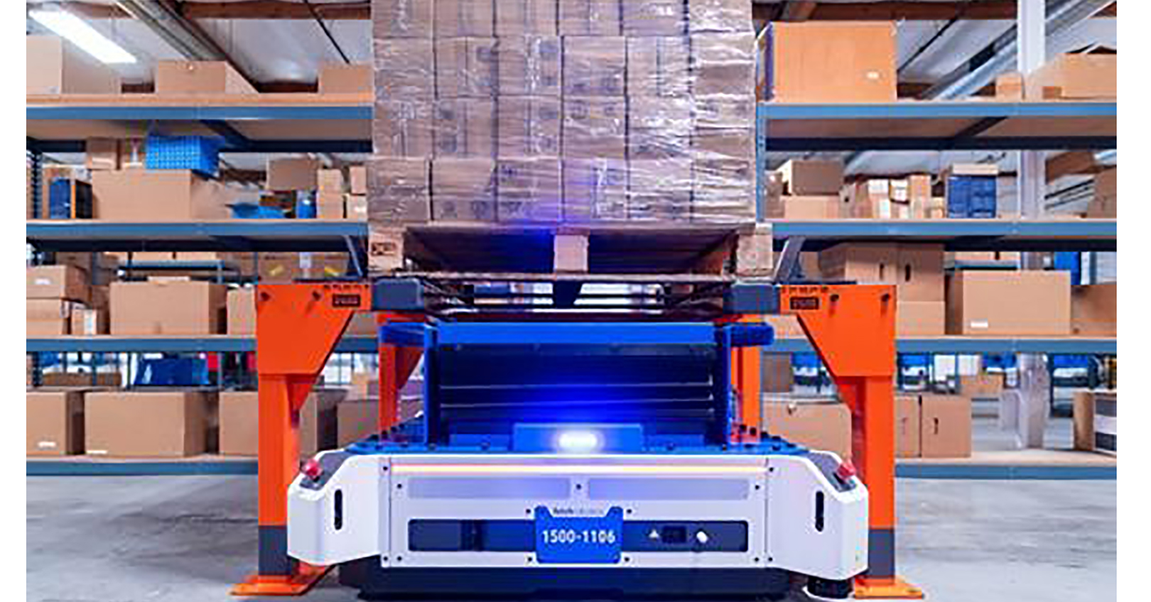 Robotic Pallet Conveyor Material Handling and Logistics