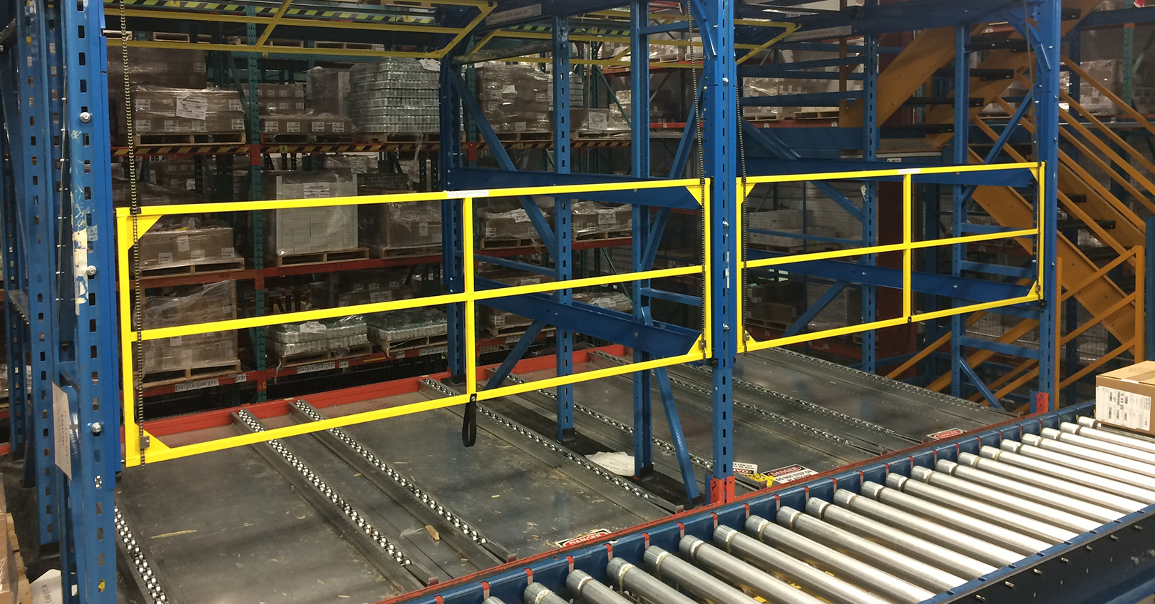 Mezzanine Safeti Gates Roly Pallet Flow Mezzgate 6037fdf5b07d3