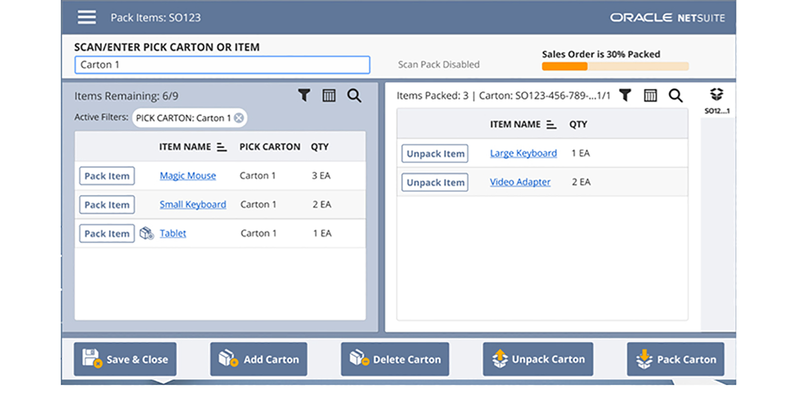 Oracle Net Suite Packstation 6075d0e1be42e