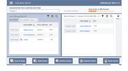Oracle Net Suite Packstation